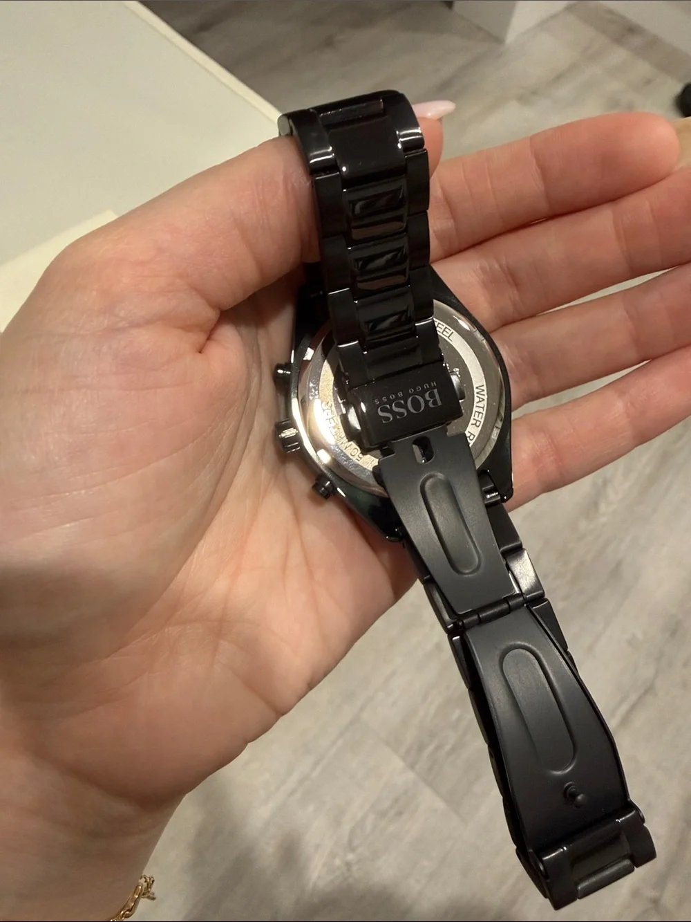 Hugo Boss Black Stainless Chronograph Bracelet Watch